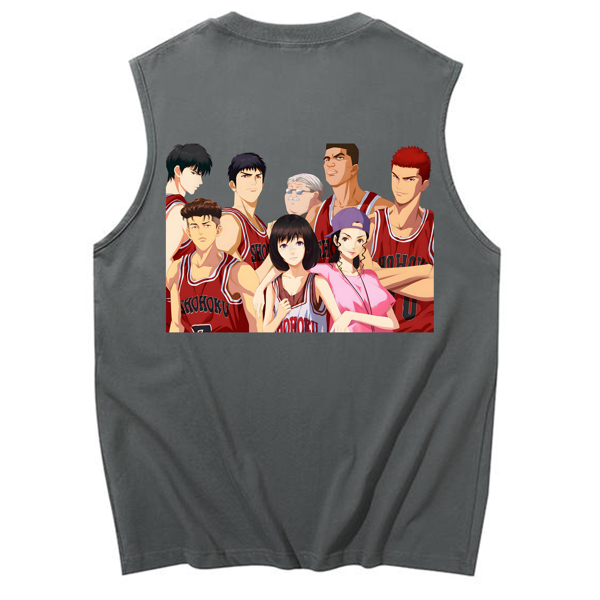 （画像用） SLAM DUNK／スラムダンク コットン100％タンクトップ（背面プリント）